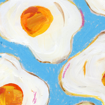 "Blue Baby" Framed Original