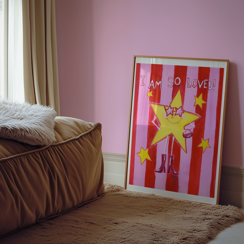 "i am so loved" Print