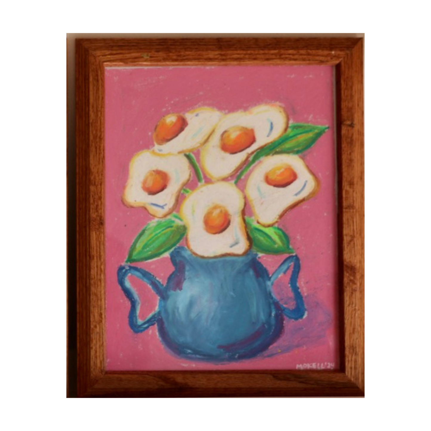 "Pink Sunday" Framed Original